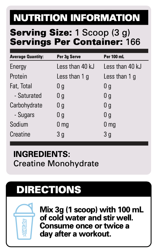 EHP Labs Crea-8 Pure Creatine Monohydrate - 100 serves
