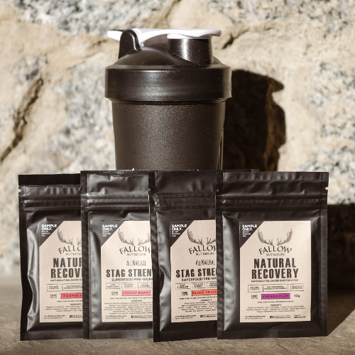 Fallow Nutrition Complete Sample Pack with Shaker