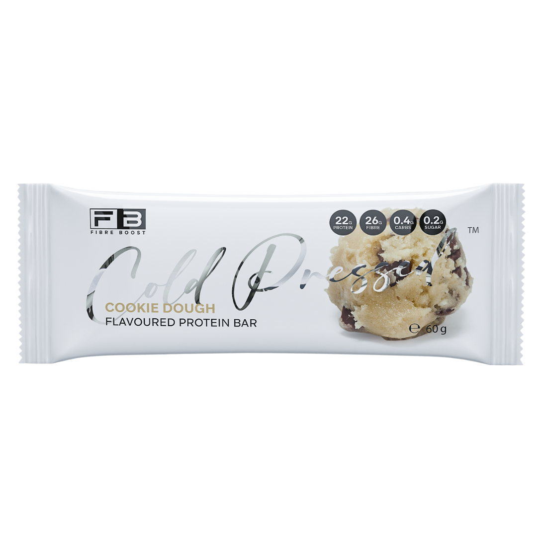 Fibre Boost Cold Pressed Bar - High Protein & High Fibre - 1 x 60g Bar