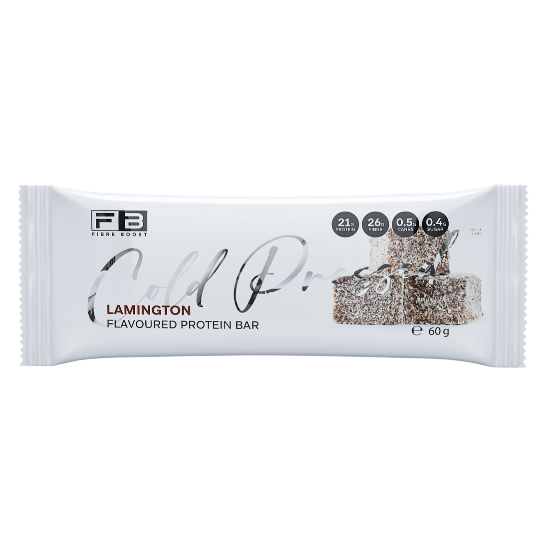 Fibre Boost Cold Pressed Bar - High Protein & High Fibre - 1 x 60g Bar