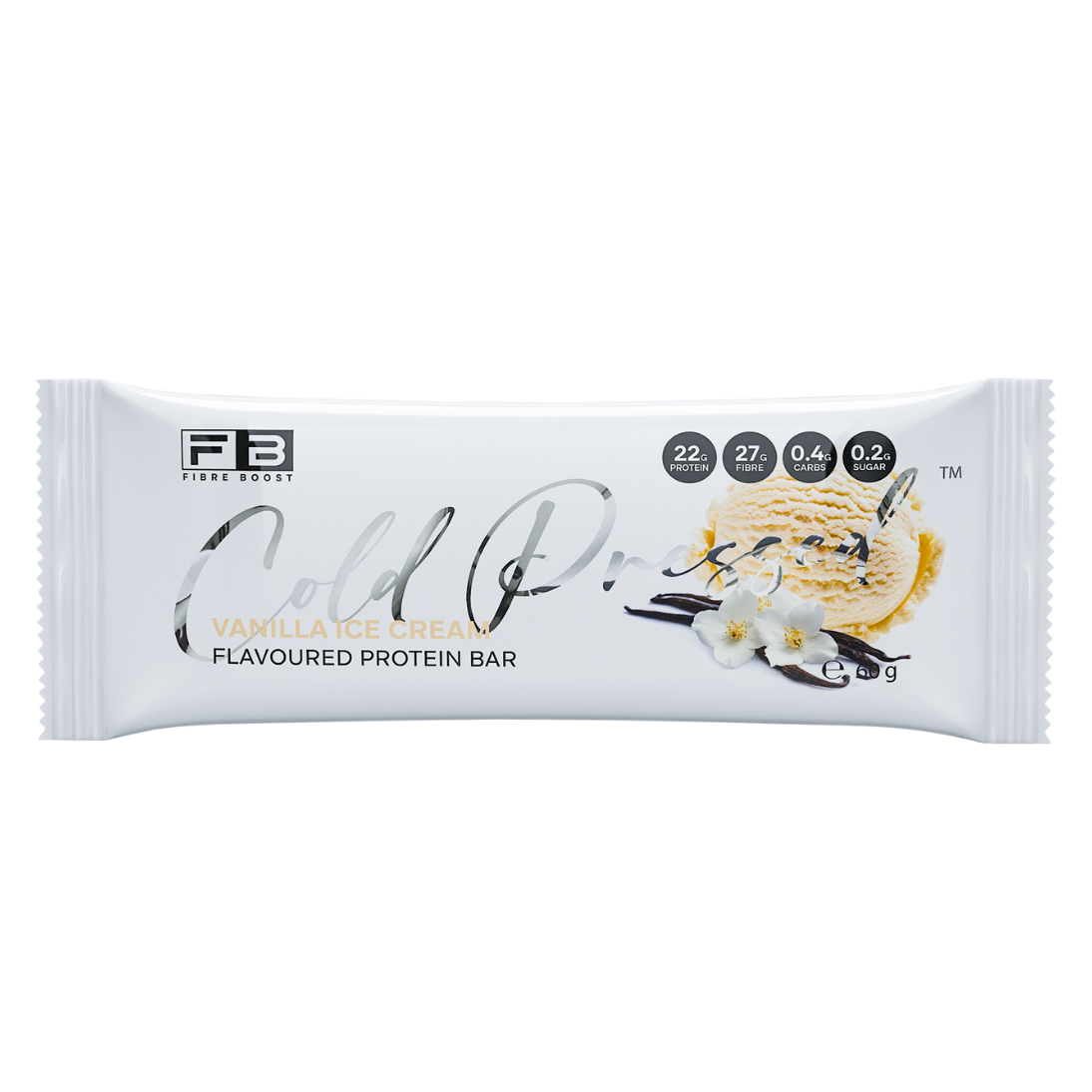 Fibre Boost Cold Pressed Bar - High Protein & High Fibre - 1 x 60g Bar