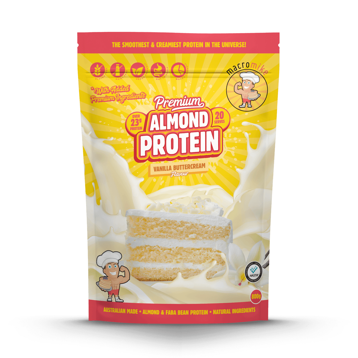 Macro Mike Premium Almond Protein Powder
