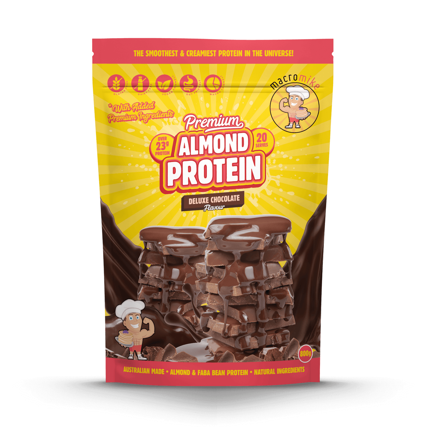 Macro Mike Premium Almond Protein Powder