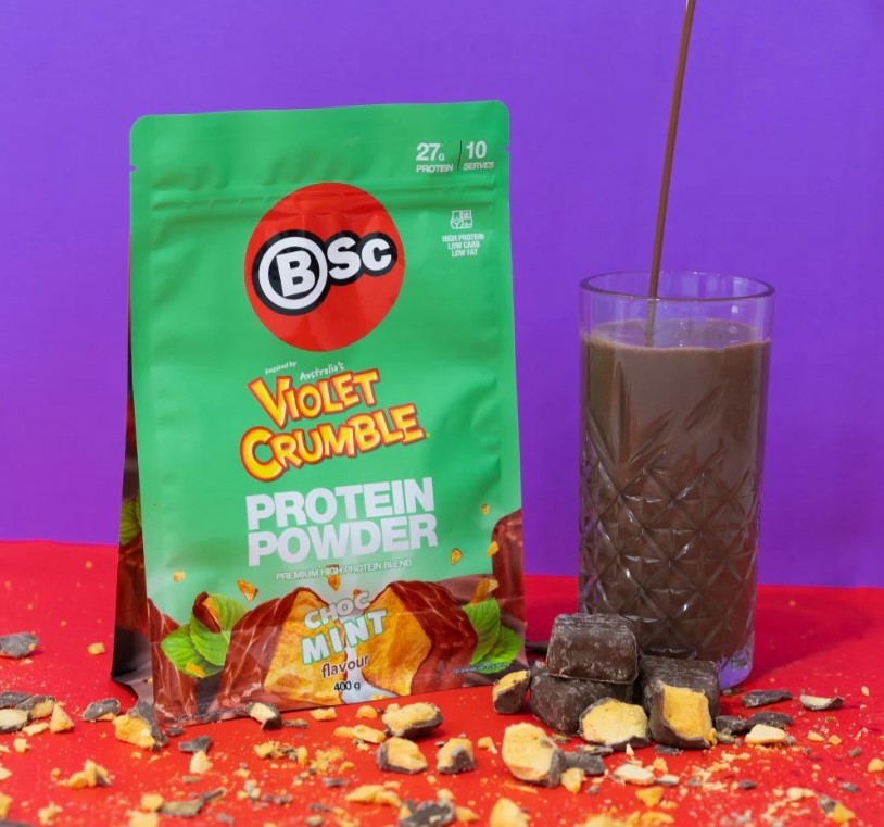 BSc x Violet Crumble Protein Powder