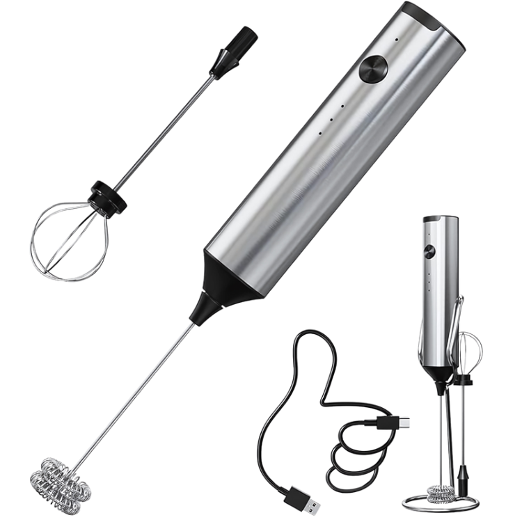 Rechargeable Handheld Mixer with Stand