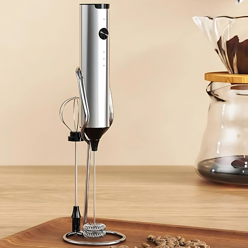 Rechargeable Handheld Mixer with Stand
