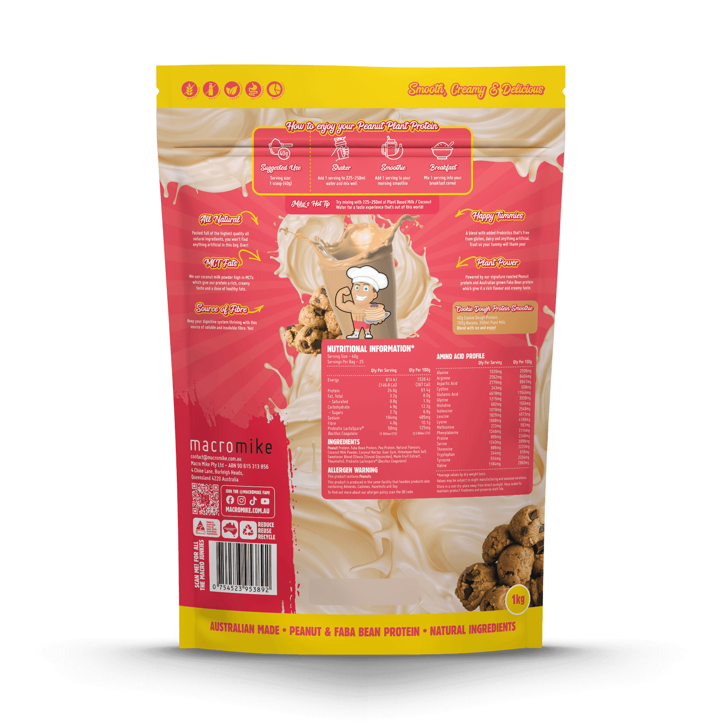 Macro Mike Peanut Plant Protein Powder