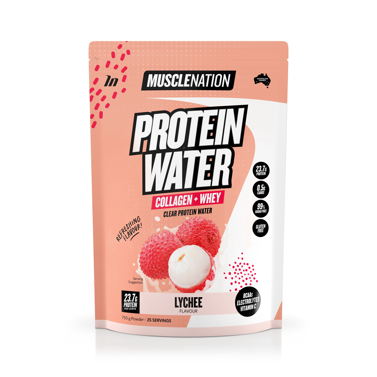 Muscle Nation Protein Water - 25 serves