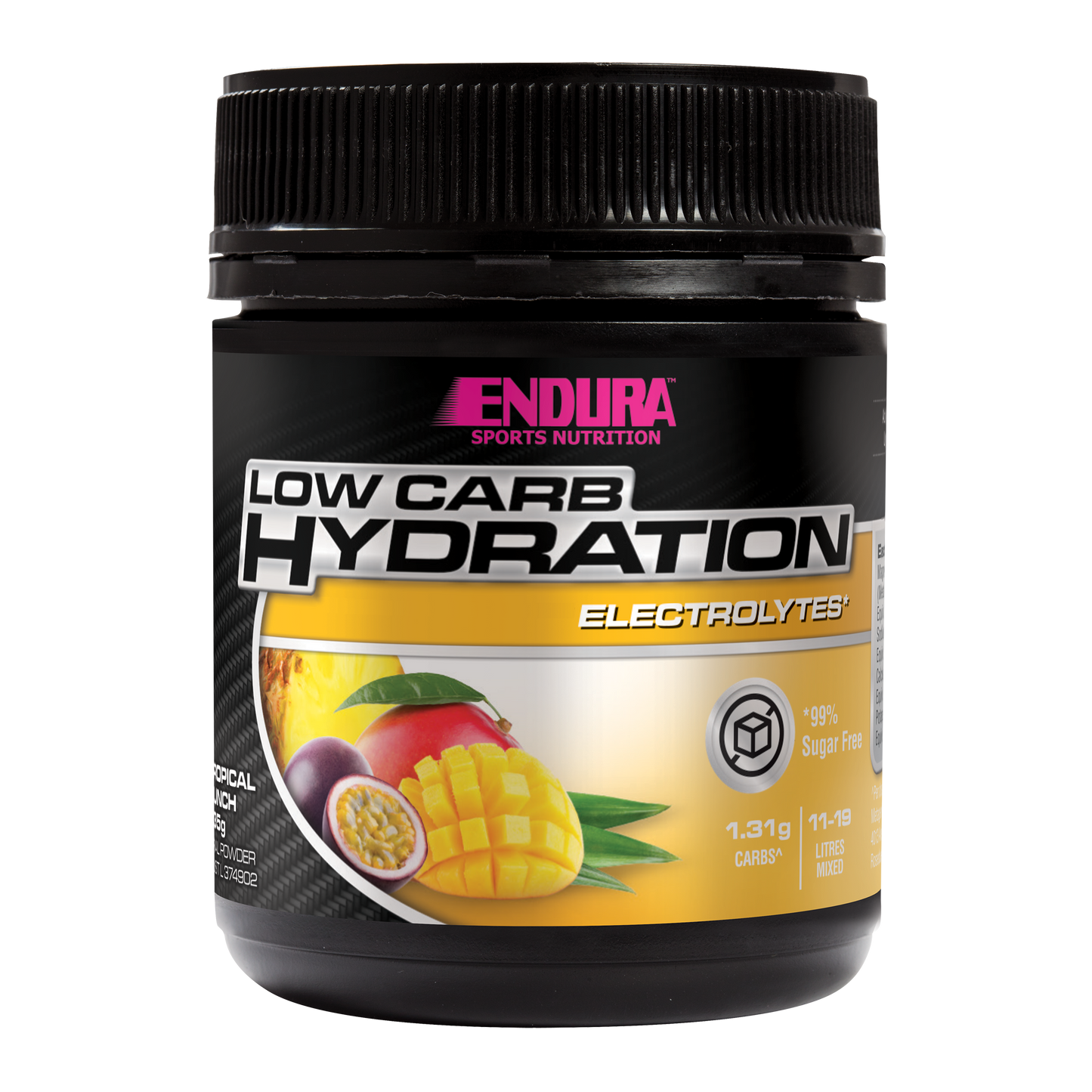 Endura Sports Nutrition Low Carb Hydration Powder
