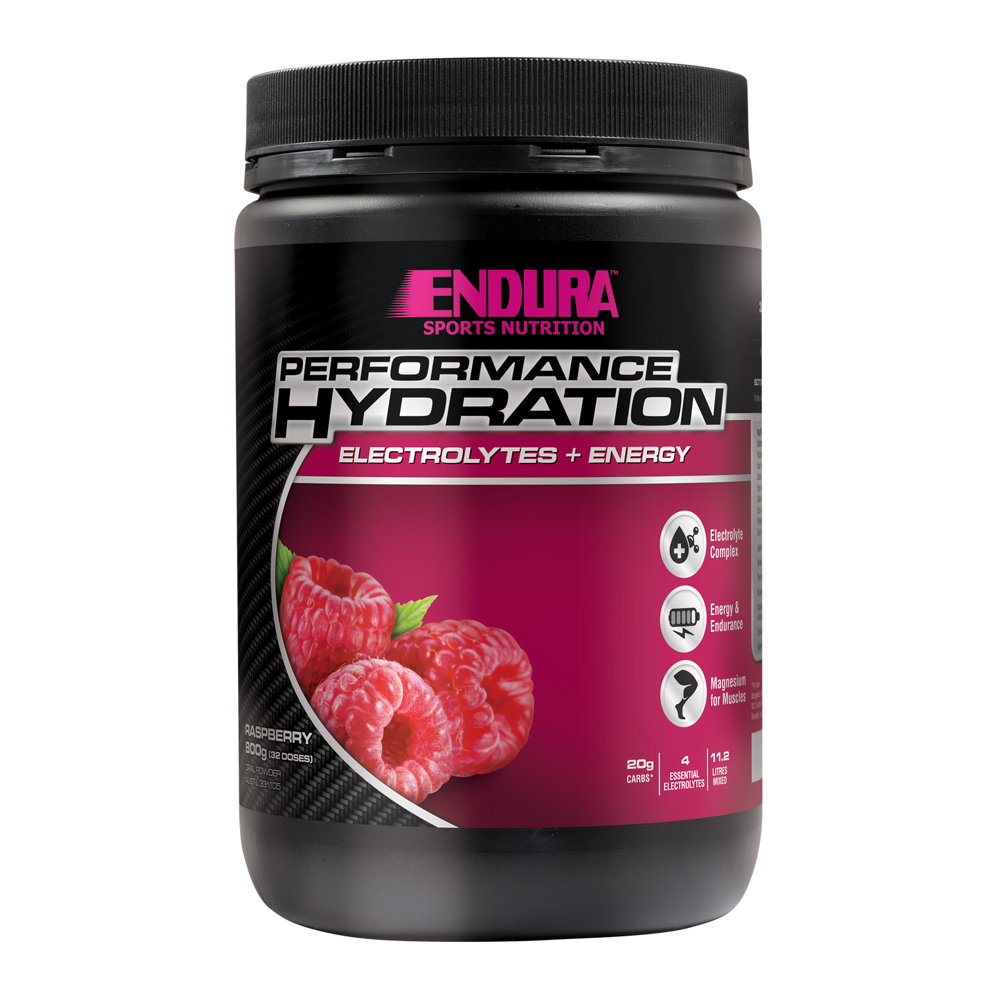 Endura Sports Nutrition Performance Hydration Powder